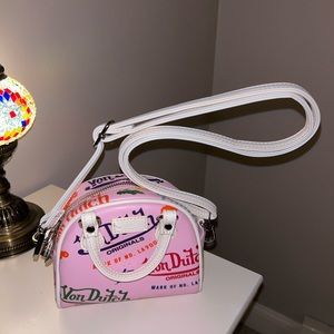 Von Dutch micro mini bowling bag